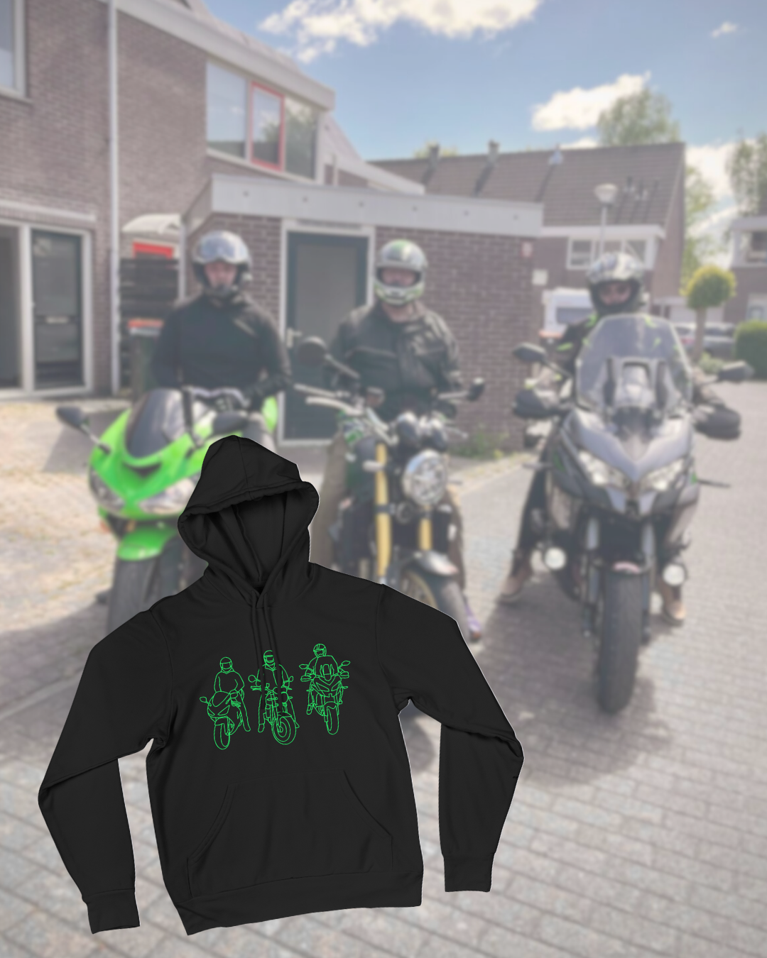 Trui met lijntekening